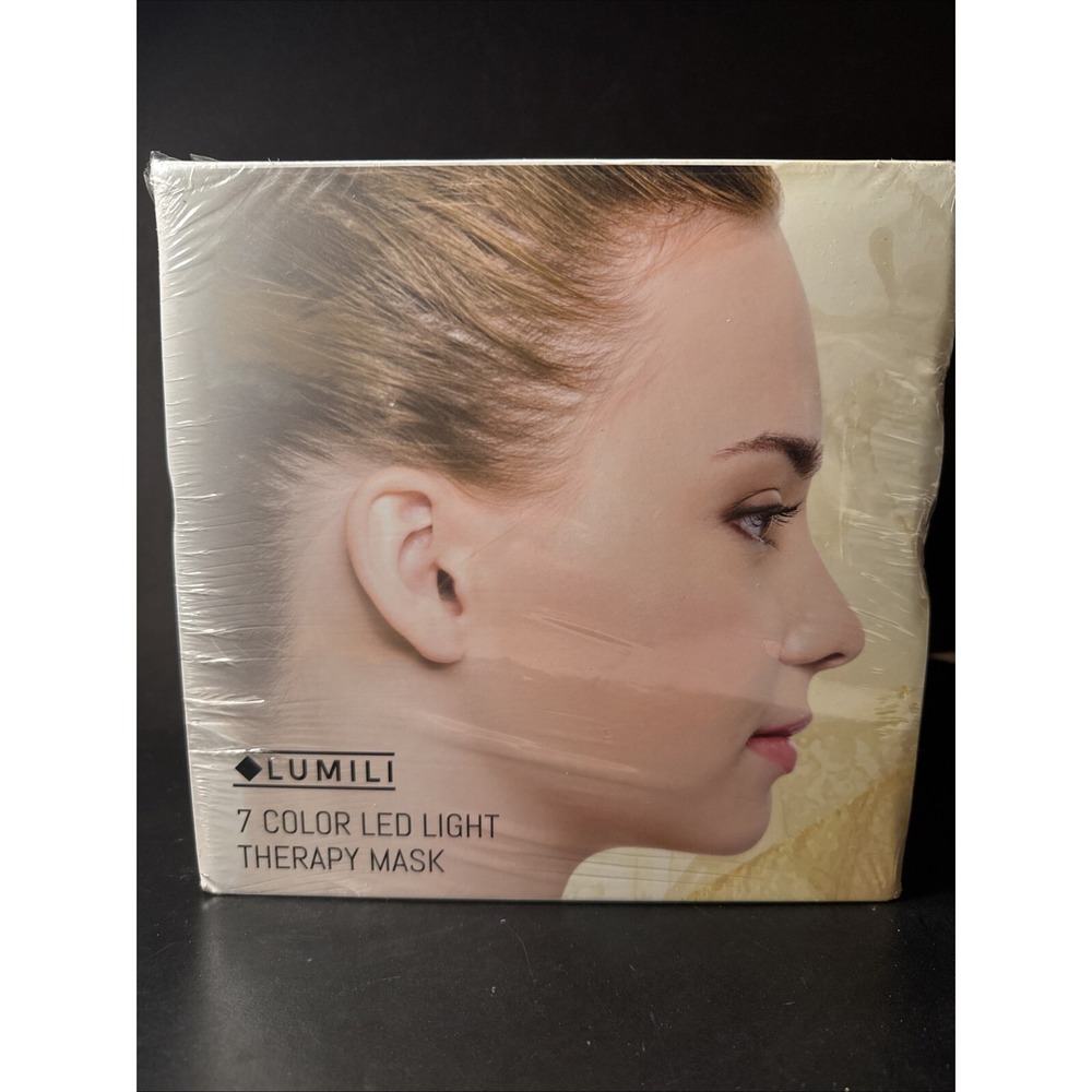 New LUMILI Red Light Therapy for Face 7 Color LED MASK  In Sealed Box GIFT